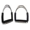 UNISTRENGH Premium Safety Stirrup Stainless Steel Flexible Stirrup, 1 Pairs (Silver) view 1