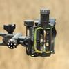 SHARROW Archery Compound Bow Sight 5 Pin Bow Sight 0.019 Optical Fiber Retinal Sight Aluminum Alloy Bow Sights Compound Bow Accessories (Black) view 4