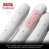 Franklin Sports Digitek Batting Glove Pair - White/White - Adult Small view 2