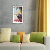 5th Grand Prix Monaco 1933 - Auto Racing - Vintage Sports Poster by Go Ham (Georges Hamel) c.1933 - Fine Art Matte Paper Print (Unframed) 16x20in view 4