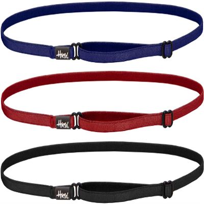 Hipsy Women's Elastic & Adjustable Stretchy Running Headband Multi Pack (Black/Burgundy/Navy Elastic 3pk)