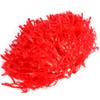8 Colors 2pcs Cheerleading Poms, PE Cheer Poms Cheerleading Kit Accessories Special for Kindergarten Children s Activities Cheerleading Kit Finger Ring (Red) view 2
