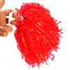 8 Colors 2pcs Cheerleading Poms, PE Cheer Poms Cheerleading Kit Accessories Special for Kindergarten Children s Activities Cheerleading Kit Finger Ring (Red) view 3