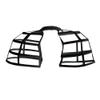 TNUEM Women's Victorian Elizabeth Cage Hoop Skirt Double Pannier Bustle Cage Underskirt Black view 1