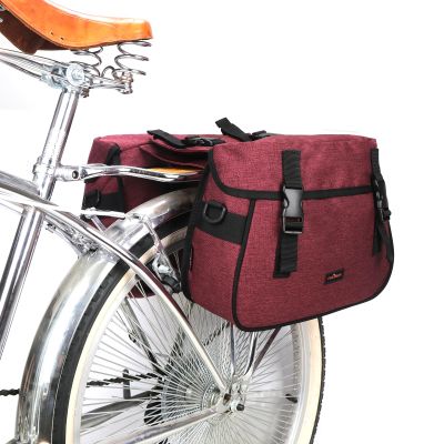 TOURBON Bicycle Bag Bike Seat Pannier Cycling Carry Bag