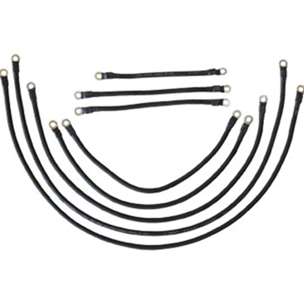 Weld Cable Set for Yamaha G29 Drive Golf Cart - 4 Gauge - 600 Amp -2007-2016