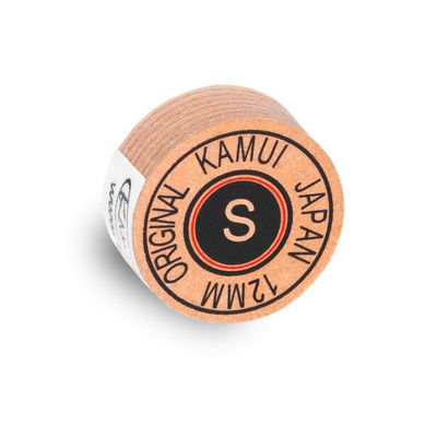 KAMUI Original Laminated Pool Billiard CUE TIP - 1 pc (Soft, 12 mm)