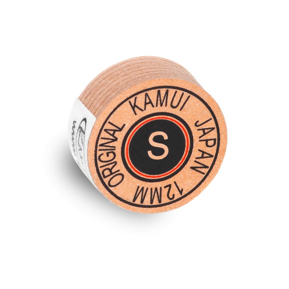 KAMUI Original Laminated Pool Billiard CUE TIP - 1 pc (Soft, 12 mm)