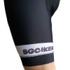 SGCIKER Men's White Laser Cut Cycling Bib Shorts Bike 9D Gel Padded Cycle Tights Italia Power Band Bicycle Pants (L) view 2