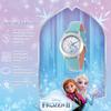 Disney Frozen Watch for Girls Ages 47 Featuring Princess Elsa  Gift for Toddlers Learning Time and Frozen Fans  Princess Character Dial, Silver Bezel, Blue Leather Strap view 4