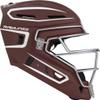 Rawlings | VELO 2.0 Catcher's Helmet | Baseball | Junior (6 1/2" - 7") | Cardinal/White view 4