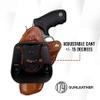 1791 GUNLEATHER K-Frame Revolver Paddle Holster - OWB CCW Leather Gun Holster for Belts - Right Handed - Fits Ruger GP100, Smith & Wesson K Frame and 686 view 2