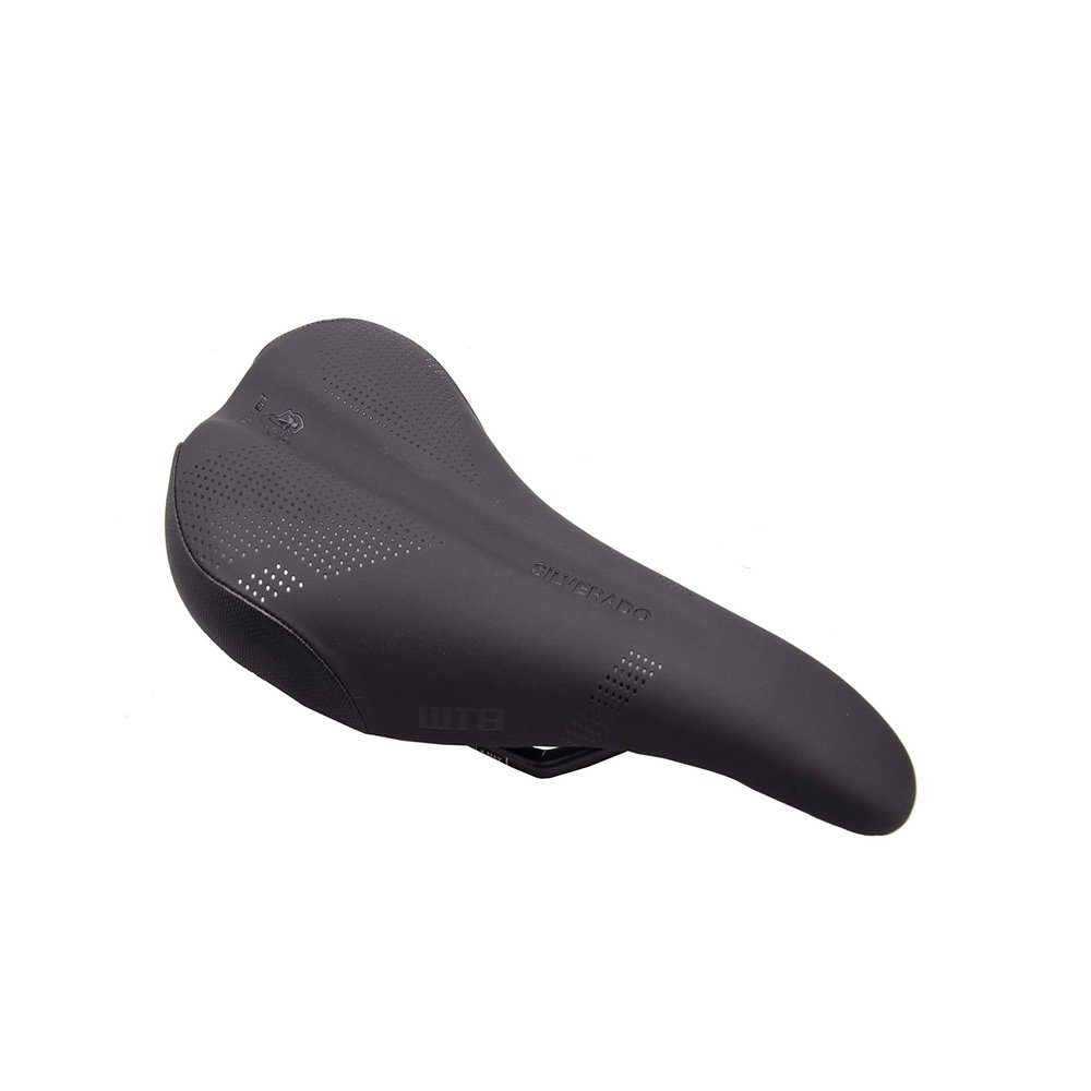 WTB Silverado Bike Saddle - Lightweight, Ergonomic Saddle with Microfiber Cover, Flex-Tuned Shell, and DNAx Padding Perfect for Gravel, Adventure Road, Cross Country & Trail