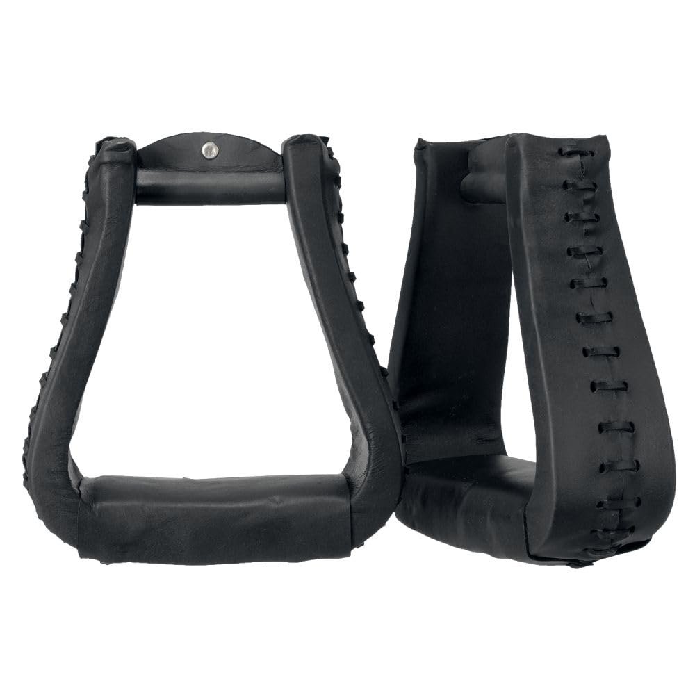 Tough 1 Royal King Oversized Western Stirrups Black