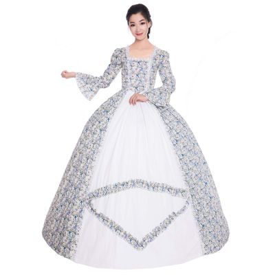 CountryWomen Medieval Renaissance Queen Arwen Christmas Holiday Dress Ball Gown Theatrical Cosplay Clothing(XS,Color1_6)