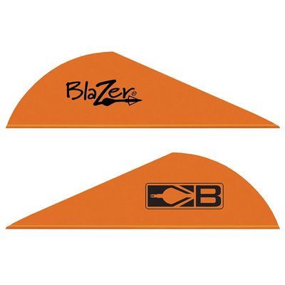 Bohning 10831NO2 Blazer Vanes 2-Inch, Neon Orange, 36-Pack (4 Pack)
