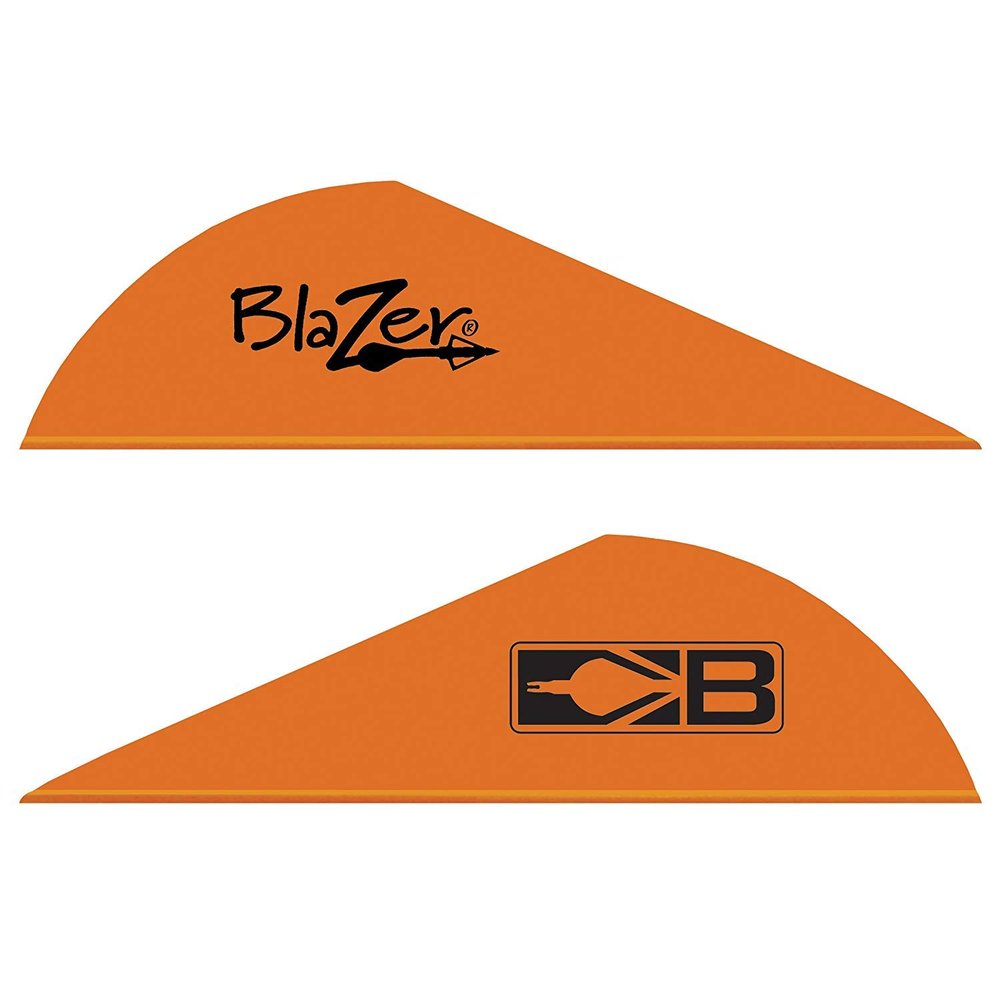Bohning 10831NO2 Blazer Vanes 2-Inch, Neon Orange, 36-Pack (4 Pack)