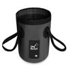 BANCHELLE Collapsible Bucket Water Container Portable Folding Camp Wash Basin for Outdoor Traveling Hiking Fishing Car Washing Gardening Camping (Black, 20L) view 1