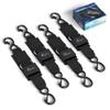 Jet Ski & PWC Boat Trailer Transom Straps (4PK) - 24" Tie Down Adjustable Boat Strap for Trailer - Outperforms Ratchet & Retractable Tie-Down Strap - Transom Tiedowns for Secure Transportation view 1