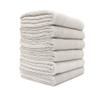 The Rag Company Microfiber Spa and Yoga Towel - Soft and Absorbent Towel for Gym, Spa, Exercise, Hotel, and Resort Use - Dries Fast - 16x27 inches, Ice Grey, 6-Pack view 1