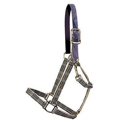 5/A Baker Breakaway Halter with Full Leather Crown 1" Yearling