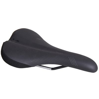 WTB Volt Bike Seat (Saddle) - Comfortable Medium Thickness Padding, Mountain, Gravel & E-Bikes (Cromoly Rail, Wide)