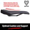 WTB Volt Bike Seat (Saddle) - Comfortable Medium Thickness Padding, Mountain, Gravel & E-Bikes (Cromoly Rail, Wide) view 3