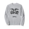 Vintage Iowa Flag Distressed Style Souvenir Gift Men Women Sweatshirt view 1