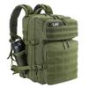 LHI Military Tactical Backpack for Men and Women 45L Army 3 Days Assault Pack Bag Large Rucksack with Molle System - Green view 1
