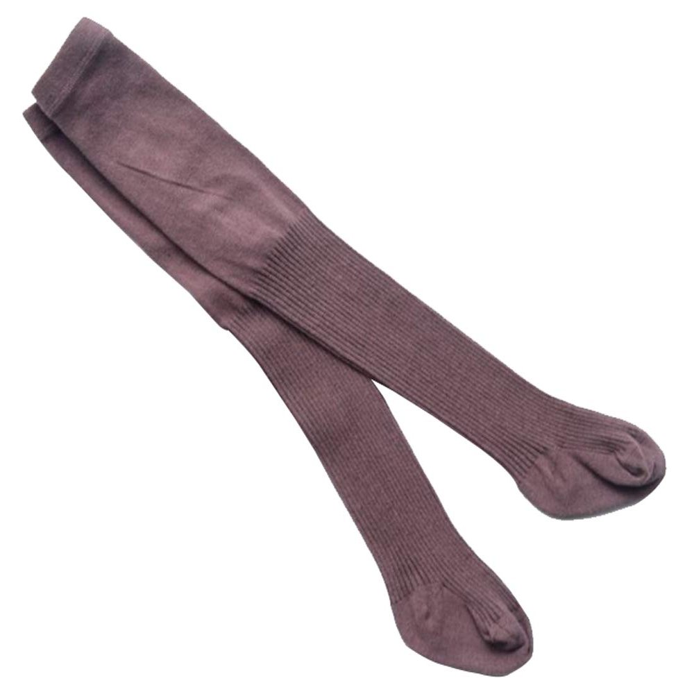 Ding-dong Baby Kid Girl Cotton Tights(Style 8, Light Coffee,2-4T)