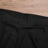 renvena Kids Girls V-Front Waistband Shorts Breathable Stretchy Bike Shorts Sports Ballet Dance Bottoms Black 5-6 view 4