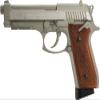 Evike Airguns - Swiss Arms PT92 Metal CO2 Powered Blowback 4.5mm Air Pistol (4.5mm Air Gun) (Color: Silver) view 4