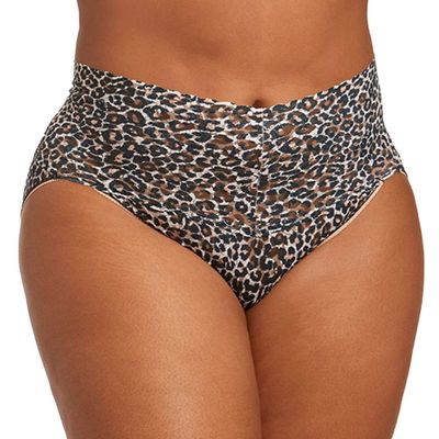 hanky panky Retro V-kini PLUS SIZE (Prints),1X,Classic Leopard