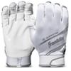 Franklin Sports Supratak Football Receiver Gloves - White/Chrome - Adult Large view 1
