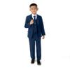 Spring Notion Big Boys' Modern Fit Blue Suit Set 3M view 1