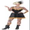 California Costumes Womens The Amazing Tattooed Lady Adult Costume Black view 1