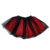SeasonsTrading Red Black Tulle Tutu Lined Skirt - Girls (2-7 Years) view 1
