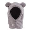 Baby Girls Winter Hat Boys Warm Scarf Hat Kids Thick Earflap Hood Cap with Ear 6M-7T (Gray,S) view 1