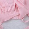 renvena Kids Girls Classic Basic Ballet Dance Gymnastic Active Cardigan Long Sleeve Knit Wrap Warm-up Sweater Pink 7-8 view 3