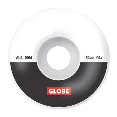 Street Wheel - White/Black/Bar by GLOBE HARDGOODS