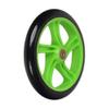 AlveyTech 200mm Black Wheel Green Hub for the Razor A5/Carbon Lux, Stiga - Replacement Durable Polyurethane 8" Caster Wheels for Kick Scooters, Trikes, Carts, Kids Folding Scooter Parts, DIY Install