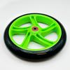 AlveyTech 200mm Black Wheel Green Hub for the Razor A5/Carbon Lux, Stiga - Replacement Durable Polyurethane 8" Caster Wheels for Kick Scooters, Trikes, Carts, Kids Folding Scooter Parts, DIY Install view 3