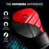 Hayabusa T3 Boxing Gloves for Men and Women Wrist and Knuckle Protection, Dual-X Hook and Loop Closure, Splinted Wrist Support, 5 Layer Foam Knuckle Padding - Red/Black, 14 oz view 2
