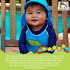 Flap Happy Baby Sun Hat - UPF 50+ Swim Hat with Neck Flap for Sun Protection, Floats on Water, Recycled Fabric - Red, X-Large view 4