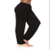 DIBAOLONG Womens Yoga Pants Wide Leg Comfy Drawstring Loose Straight Lounge Running Workout Legging Balck XXL Black view 3