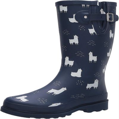 Western Chief Printed Tall Rain Boot No Probllama 10 M