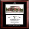 Campus Images NCAA Indiana State Sycamores Unisex Silver Medallion Frame Indiana State 11w x 8.5h Silver Embossed Diploma Frame Lithograph, Brown, One Size view 1