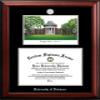 Campus Images NCAA Delaware Fightin' Blue Hens Unisex Silver Medallion Frame University of Delaware 16w x 12h Silver Embossed Diploma Frame Lithograph, Brown, One Size view 1