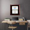 Campus Images NCAA Delaware Fightin' Blue Hens Unisex Silver Medallion Frame University of Delaware 16w x 12h Silver Embossed Diploma Frame Lithograph, Brown, One Size view 4