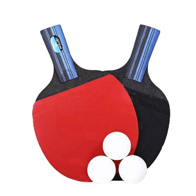 Table Tennis Paddle Racket Set for Tournament Indoor Outdoor Play